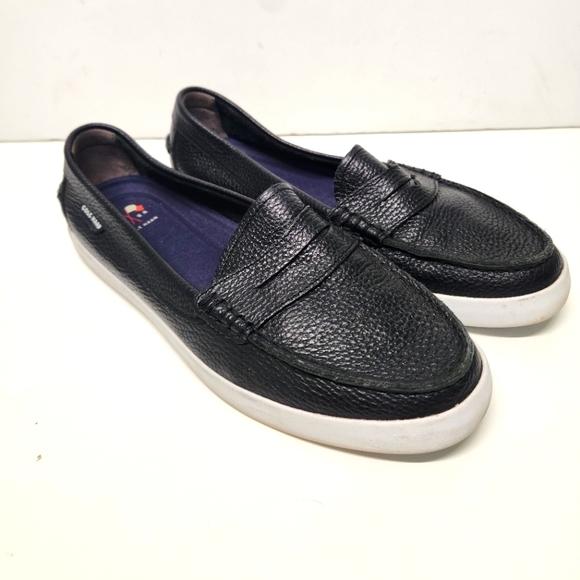 Cole Haan Shoes - Cole Haan womens Nantucket Penny Loafer Shoes Casual Black Size 9.5 B